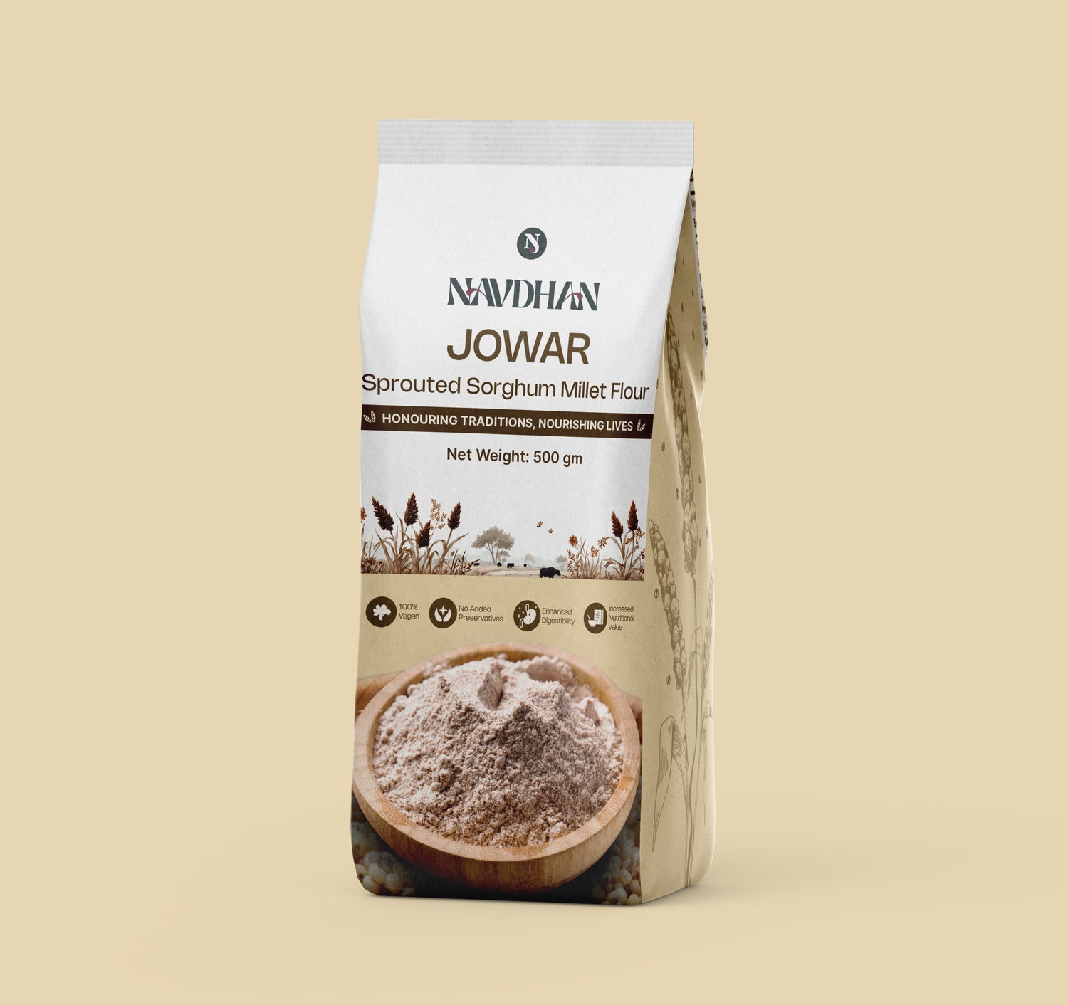 Sprouted Jowar Flour